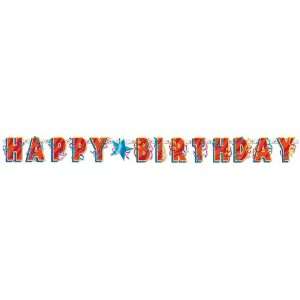 Banner 7X7 Feet Happy Birthday Party Streamers 
