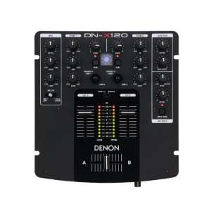   Denon DN X120 Compact Performance 2 channel DJ Mixer 