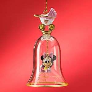 DISNEY MY FIRST CHRISTMAS MINNIE MOUSE BELL ORNAMENT NB  
