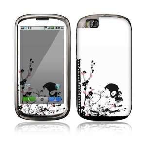 and Flowers Decorative Skin Decal Sticker for Motorola Cliq 2 Begonia 