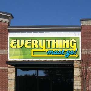  Business Banner   4 x 12 Everything Must Go 10 oz 