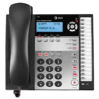 AT&T 954 Expandable 4 Line Corded Speakerphone with Intercom (Black)