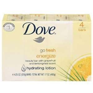  Dove Beauty Bar, Energize, 4 ct (Quantity of 5) Health 