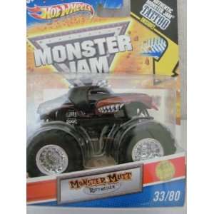  Hot Wheels Monster Jam Tattoo series #33/80 Monster Mutt 