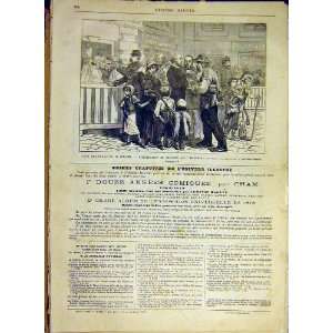  Poor Donations Fete National Fete Mayor Print 1880