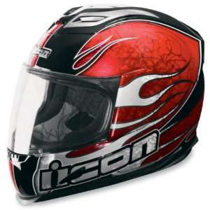  ICON AIRFRAME CLAYMORE HELMET RED XL Automotive