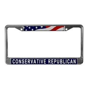  Conservative Republican Military License Plate Frame by 