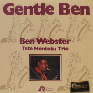 ANALOGUE PRODUCTIONS   QUALITY RECORDS   APJ 040   BEN WEBSTER 