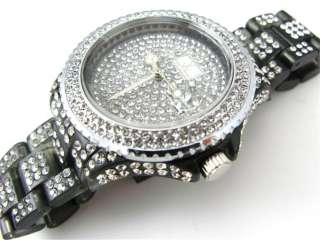 NEW Toy crystal date diamante watch free P & P BK  