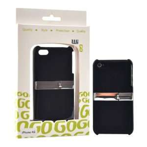   Leather Kickstand Case for the iPhone 4G Cell Phones & Accessories