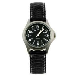    Zanheadgear Nylon Strap Rugged Field Watch (Black) Automotive