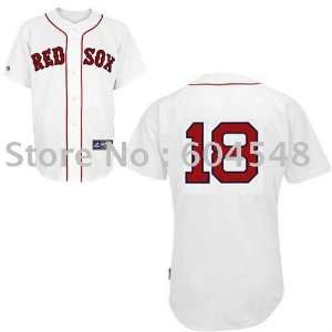  boston red sox #18 matsuzaka white baseball jerseys 