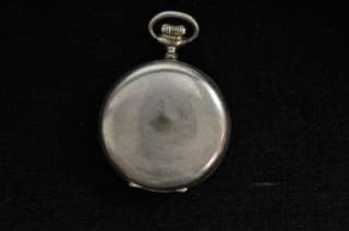   49.5MM SWISS 8 DAY EXPOSED BALANCE POCKET WATCH FOR REPAIRS  
