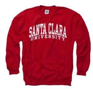 Santa Clara Broncos Red Arch Crewneck Sweatshirt