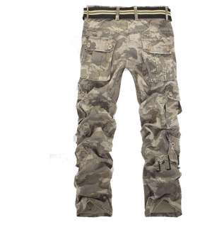   MILITARY ARMY CAMO COMBAT WORK CARGO PANTS TROUSERS SIZE 29 38 S0316