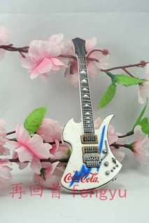 Coca Cola Collectible Guitar 1/6 Scaled 7 Figure White  