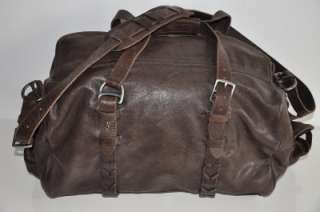 Polo Ralph Lauren DISTRESSED HEAVY LEATHER Duffle Bag  
