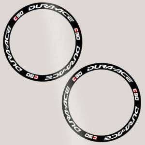 Dura Ace C50 Carbon Bike Wheel Decal Sticker kit  