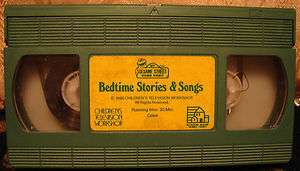 Sesame Street Bedtime Stories & (and) Songs Vhs RARE HTF OOP 