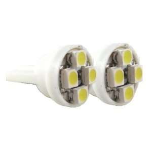  2pcs 4 SMD T10 12V Light LED Replacement Bulbs 168 194 