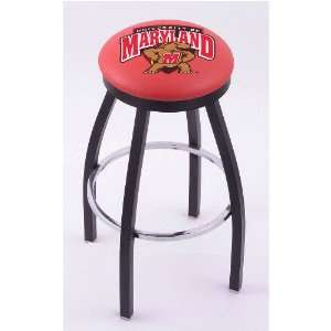 Marylwith Terps 25 Single ring Swivel Bar Stool with 