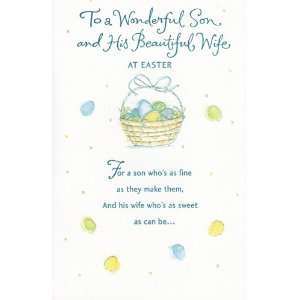 com Easter Card To a Wonderful Son and His Beautiful Wife At Easter 