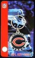 BEARS CHICAGO Key Chain Key Ring Solid ZINC 3D NFL NEW  