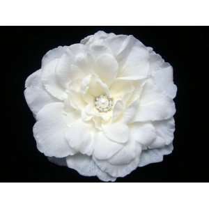  Bridal Ivory Open Real Touch Flower Hair Clip Everything 