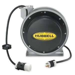 HUBBELL WIRING DEVICE KELLEMS HBL45123TL20W Cord Reel,Industrial,45Ft,
