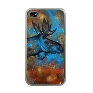  Moose Iphone 4 or 4s Case   Blue Moose 