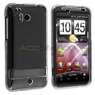 For HTC Thunderbolt 4G Verizon Slim Clear Hard Case Cover Skin  
