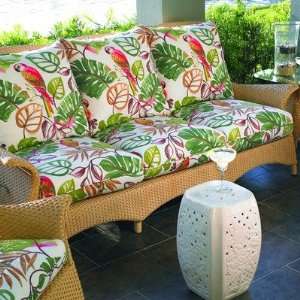  Mandalay Sofa Seat Cushion Set Fabric Safari / White 