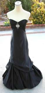 NWT JESSICA McCLINTOCK $270 Black Evening Gown 5  