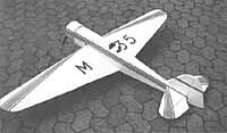 RC Bauplan Messerschmidt M 35 Modellbau Modellbauplan  