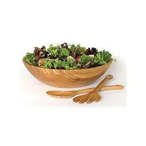  3 Piece Bamboo Salad Bowl Set