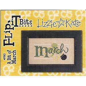  Flip It Bits March   Cross Stitch Pattern Arts, Crafts & Sewing