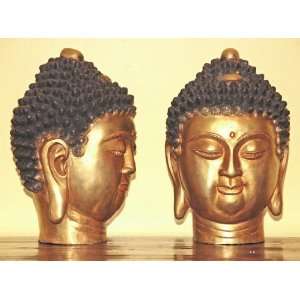  L7010 Buddha head copper, Contemporary, China, Copper 
