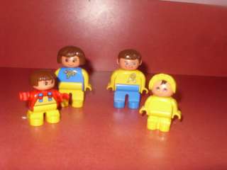 4Teile Lego Duplo Figuren Familie  