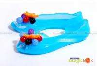 New Women Cute Jelly Beach Flats Shoes Sandals 3 Colors  