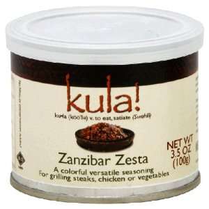 Kula, Zanzibar Zesta Spice Rub, 3.5 OZ Can  Grocery 