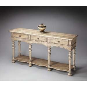  Butler 3046237 Blanched Almond Console Table
