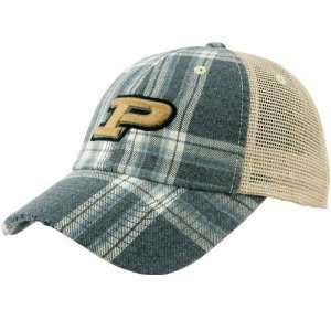  Top of the World Purdue Boilermakers Charcoal Plaid 