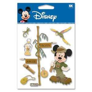   Stickers JUNGLE MICKEY For Scrapbooking, Card Making & Craft Projects