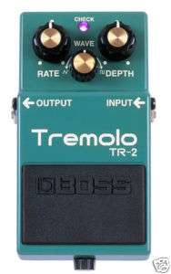 Boss TR 2 Tremelo with Crystal Mod Classic Tone New  
