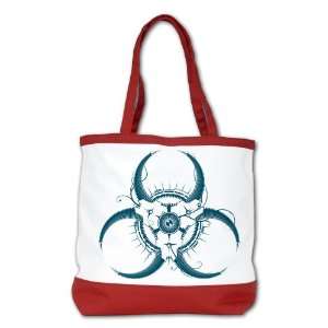    Shoulder Bag Purse (2 Sided) Red Biohazard Symbol 