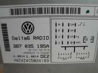 VW Delta 6 Doppeldin Radio in Baden Württemberg   Neuhausen ob Eck 