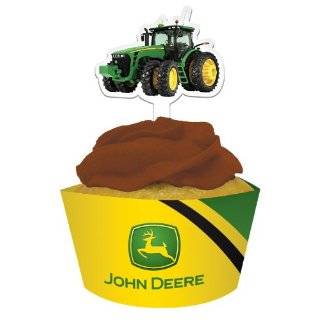 Creative Converting John Deere Cupcake Pick Decorations with Matching 