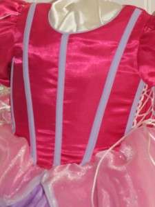 NEW girl princess Tangled Rapunzel boutique costume dress size 2 or 4 