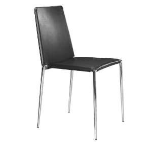  Alex Stacking Dining Chair in Black