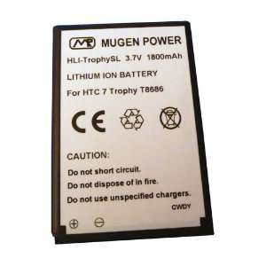 Mugen Power Extended Battery 1800mAh for HTC 7 Trophy